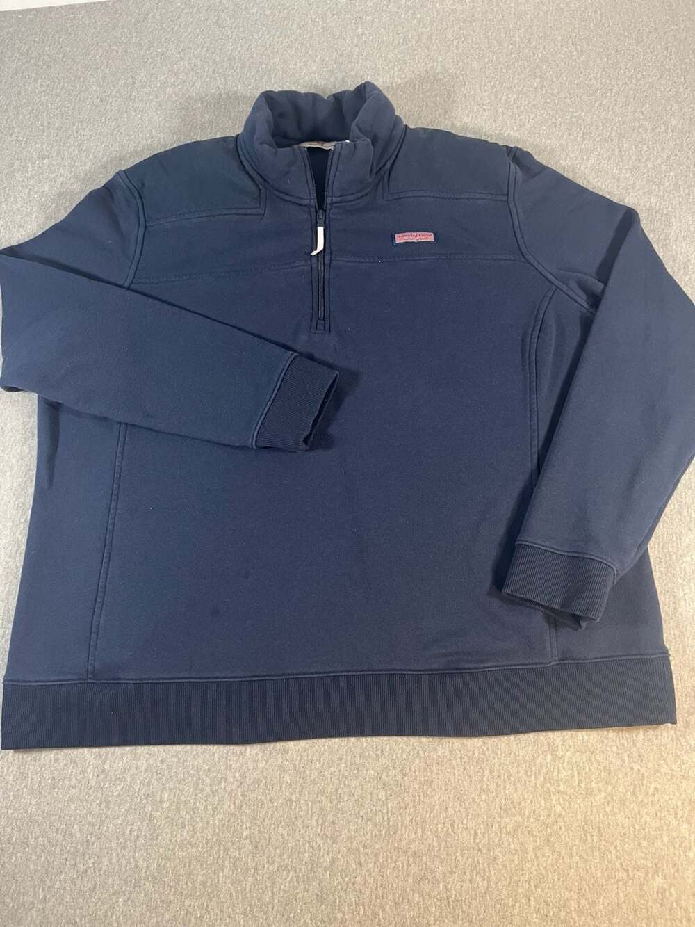 Vineyard Vines Navy Blue  1/4 Zip Shep Shirt Pullover, Men’s 3XL